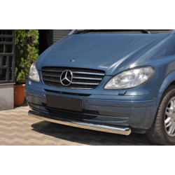 Купить Губа нижняя ST008 (нерж) 2010-2015, 51мм для Mercedes Vito W639