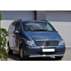 Купить Губа нижняя ST008 (нерж) 2010-2015, 42мм для Mercedes Vito W639
