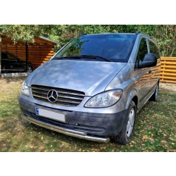 Купить Губа нижняя ST014 (нерж) 2010-2015, 60 -2025 42мм для Mercedes Vito W639