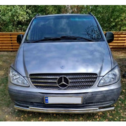 Купить Губа нижняя ST014 (нерж) 2010-2015, 60 -2025 42мм для Mercedes Vito W639