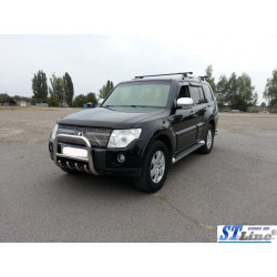 Купить Кенгурятник QT006 (нерж.) 51 мм для Mitsubishi Pajero Wagon IV