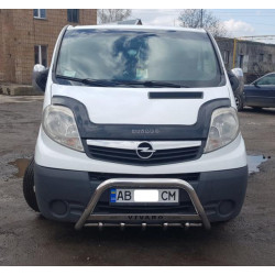 Купить Кенгурятник WT003-4 (нерж.) С надписью для Opel Vivaro 2001-2015 гг