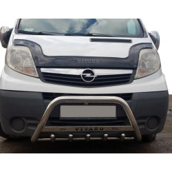 Купить Кенгурятник WT003-4 (нерж.) С надписью для Opel Vivaro 2001-2015 гг