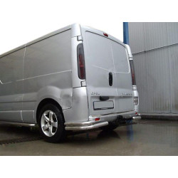 Купить Задние уголки AK003-Double (нерж) для Renault Trafic 2001-2015 гг