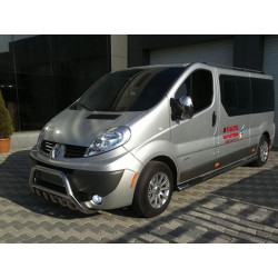 Купить Кенгурятник WT003-4 (нерж.) С надписью для Renault Trafic 2001-2015 гг