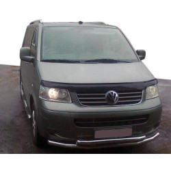 Купить Нижняя двойная губа ST014 (нерж) 60 на 60мм для Volkswagen T5 Caravelle 2004-2010 гг