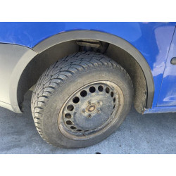 Купити Накладки на арки (чорний мат) Коротка база, 1 зсувні двері (метал) для Volkswagen Caddy 2004-2010 рр