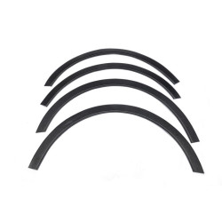 Купити Накладки на арки (чорний мат) Коротка база, 1 зсувні двері (метал) для Volkswagen Caddy 2004-2010 рр