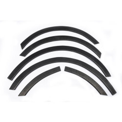 Купити Накладки на арки (чорний мат) Коротка база, 1 зсувні двері (метал) для Volkswagen Caddy 2004-2010 рр