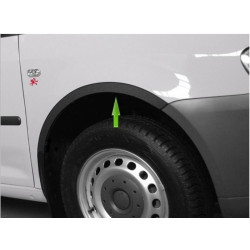 Купити Накладки на арки (чорний мат) Коротка база, 2 бічних (метал) для Volkswagen Caddy 2010-2015 рр