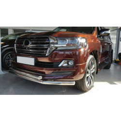 Купить Передняя дуга ST014 (2015-2025, нерж.) 70мм на 48мм для Toyota Land Cruiser 200