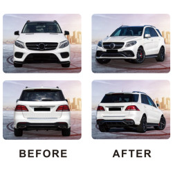 Купить Комплект обвесов GLE63 AMG (с задним диффузором) для Mercedes GLE/ML сlass W166