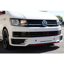 Купить Накладка на передний бампер Sportline 2015-2018 (под покраску) для Volkswagen T6