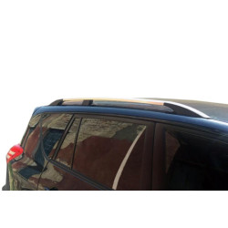 Купити Рейлінги Хром Турецькі Довга база, Пластикові ніжки для Toyota Rav 4 2006-2013 рр