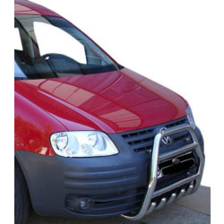 Купить Кенгурятник QT007 (нерж) для Volkswagen Caddy 2004-2010 гг