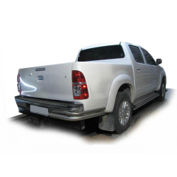 Купить Задние уголки AK003-Double (нерж.) для Toyota Hilux 2006-2015 гг