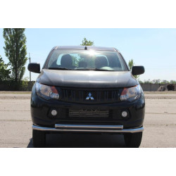 Купить Передняя защита ST014 (нерж) для Mitsubishi L200 2015-2024 гг