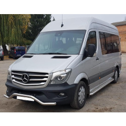 Купить Передняя нижняя дуга MBSP.07.F3-04.6 (нерж.) для Mercedes Sprinter W906 2006-2018 гг