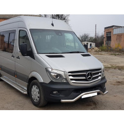 Купить Передняя нижняя дуга MBSP.07.F3-04.6 (нерж.) для Mercedes Sprinter W906 2006-2018 гг
