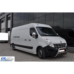 Купить Кенгурятник WT003 (нерж.) С надписью для Renault Master 2011-2023 гг