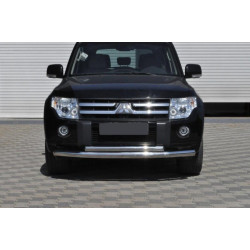 Купить Передняя защита ST014 (нерж.) 60/42 мм для Mitsubishi Pajero Wagon IV