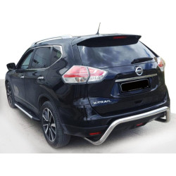 Купить Задняя защита AK007 (2 шт, нерж.) для Nissan X-trail T32/Rogue 2014-2021 гг