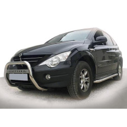 Купить Кенгурятник WT005 (нерж) для SsangYong Action 2006- гг