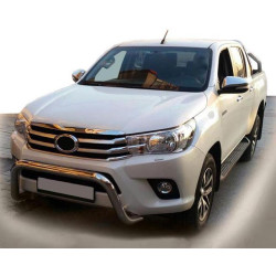 Купить Передняя защита WT009 (нерж) для Toyota Hilux 2015- гг
