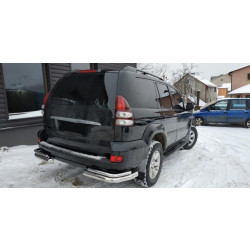 Купить Задние двойные уголки AK003-2 (2 шт, нерж) для Toyota Land Cruiser Prado 120
