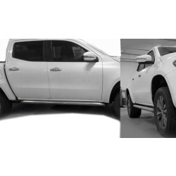 Купить Боковые трубы с искосом (2 шт., нерж) для Mercedes X class