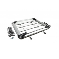 Купити Багажник з поперечками і сіткою (110см на 145см) Сірий для Volkswagen Caddy 2015-2020 рр