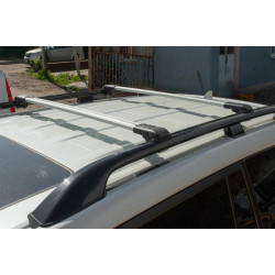 Купить Багажник (поперечины) на обычные рейлинги под ключ WingBar V1 (2 шт) до 110 см, Серый для Ford Kuga 2008-2013 гг