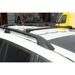 Купить Багажник (поперечины) на обычные рейлинги под ключ WingBar V1 (2 шт) до 110 см, Серый для Ford Kuga 2008-2013 гг
