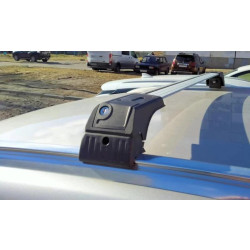 Купити Багажник (поперечини) на інтегровані рейлінги Skybar V2 120 см (2 шт) Сірий для Volkswagen Touareg 2018- рр