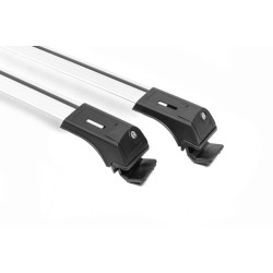 Купити Перемички на рейлінги Skybar V1 (2 шт) Сірий для Dacia Duster 2024- рр