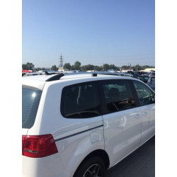 Купити Рейлінги Хром (турецький дизайн) Пластикова ніжка для Volkswagen Sharan 2010- рр