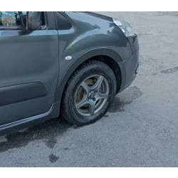 Купити Накладки на арки (4 шт, чорні) 1 бічні двері, Метал для Peugeot Partner Tepee 2008-2018 рр