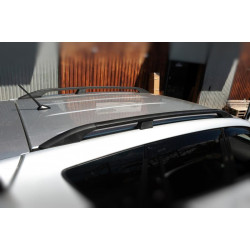 Купити Рейлінги Чорні Турецькі Довга база, Пластикові ніжки для Toyota Rav 4 2006-2013 рр