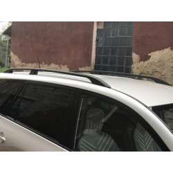 Купити Рейлінги Чорні Турецькі Довга база, Пластикові ніжки для Toyota Rav 4 2006-2013 рр