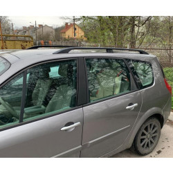 Купити Рейлінги Чорні (2 шт) Коротка база для Renault Scenic/Grand 2003-2009 рр