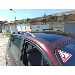 Купити Рейлінги Чорні (2 шт) Коротка база для Renault Scenic/Grand 2003-2009 рр