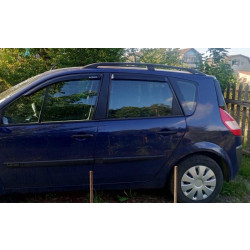 Купити Рейлінги Чорні (2 шт) Коротка база для Renault Scenic/Grand 2003-2009 рр