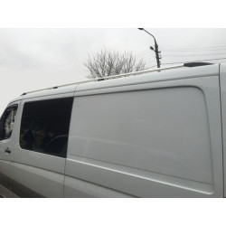 Купити Рейлінги DD 340 см, Чорний мат, чавунна ніжка для Mercedes Sprinter W907/W910 2018- рр
