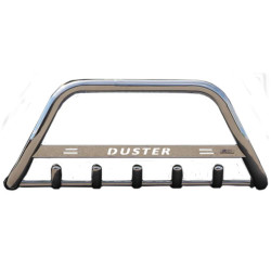 Купить Кенгурятник с надписью WT004 (нерж.) для Renault Duster 2018-2024 гг