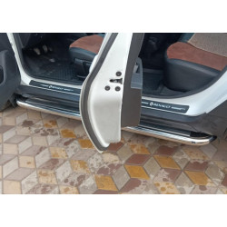 Купить Боковые пороги Premium (2 шт., нерж.) Ø60 для Renault Duster 2018-2024 гг