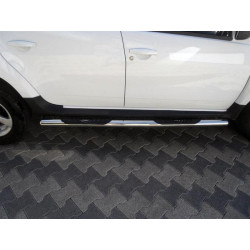 Купить Боковые трубы BB002 (2 шт., нерж.) для Renault Duster 2018-2024 гг