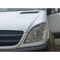 Купити Вії Прямі (чорні, ABS, 2006-2013) чорний глянець для Mercedes Sprinter W906 рр