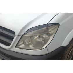 Купити Вії Прямі (чорні, ABS, 2006-2013) Чорний мат для Mercedes Sprinter W906 рр