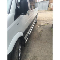 Купить Боковые трубы (2 шт., нерж.) d70, Короткая база для Mercedes Sprinter W907/W910 2018- гг