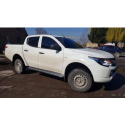 Купить Боковые пороги Premium (2 шт., нерж.) Ø60 для Fiat Fullback 2016- гг